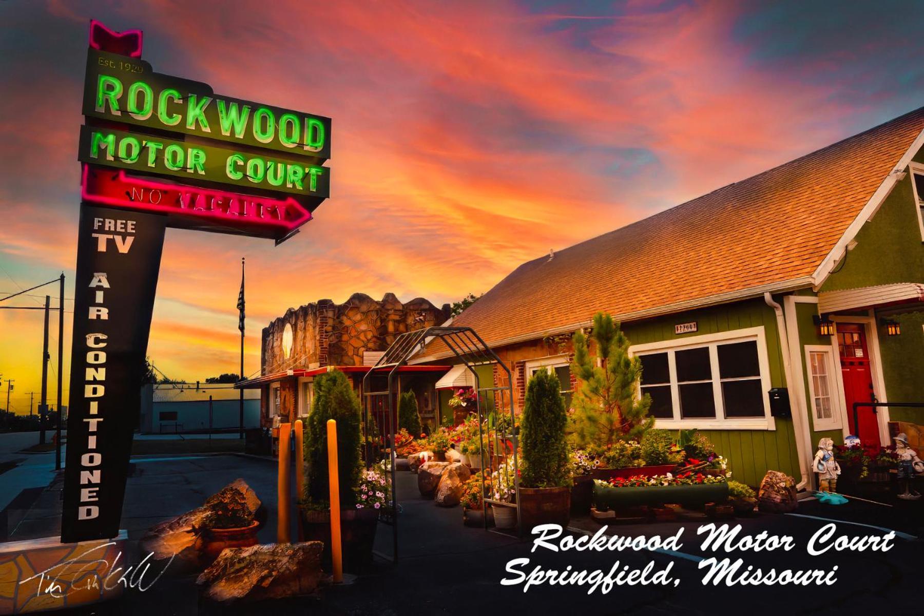 Rockwood Motor Court Motel สปริงฟิลด์ ภายนอก รูปภาพ